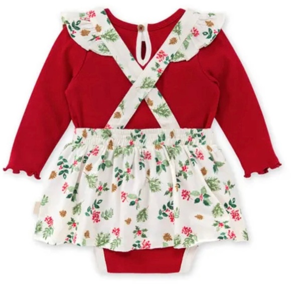 Burt’s Bee Nature Holiday Organic Dress & Bodysuit - Picture 2 of 7